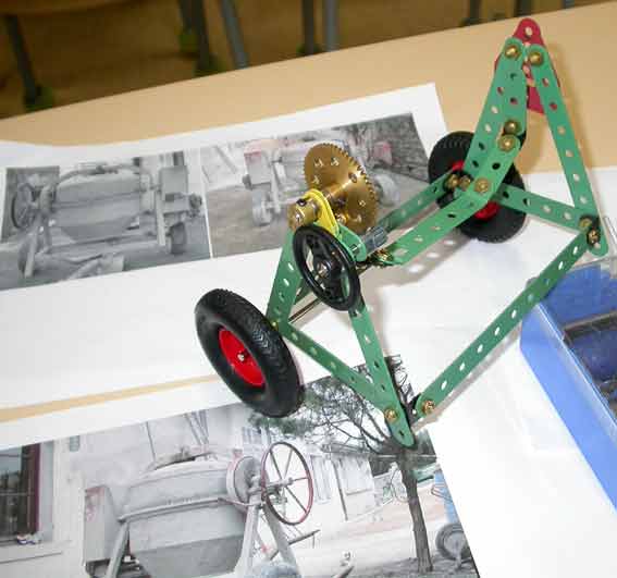 châssis en meccano