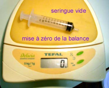 seringue vide
