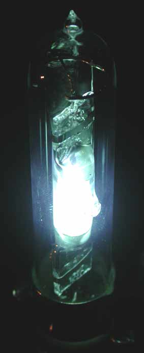 lampe mercure éclairée